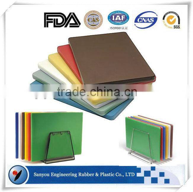 FDA HDPE polyethylene plastic chopping mat