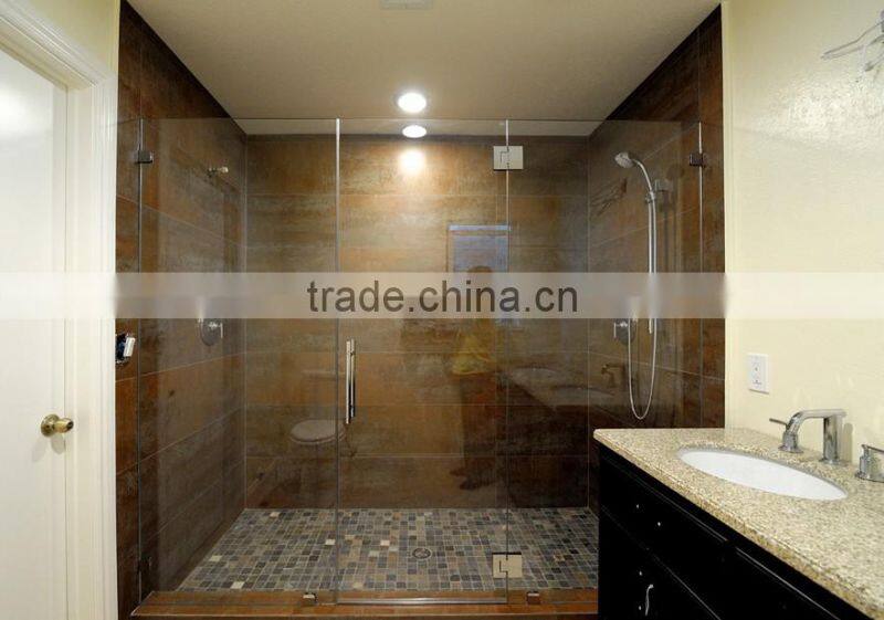 design clear glass wet room shower door