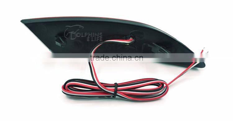 Car Brake Light 12V LED Rear Bumper Reflectors Warning Lamp For Ford Focus 3 Sedan Hatchback 2012 2013 2014