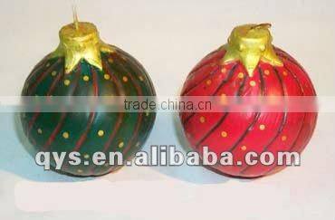multicolour calabash decorative candle