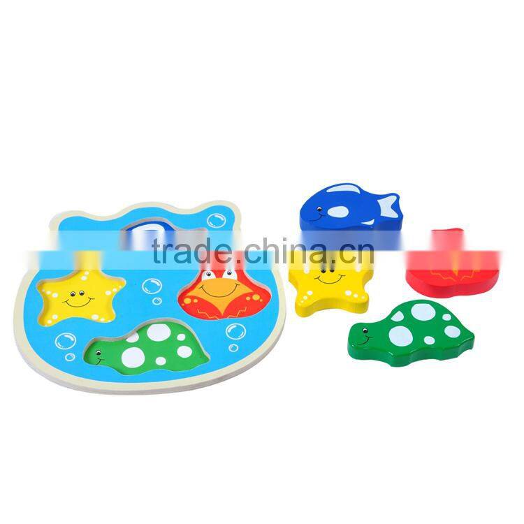 Export Europe Intelligence Farm Animal Assemble 3d Puzzle Wooden Toy