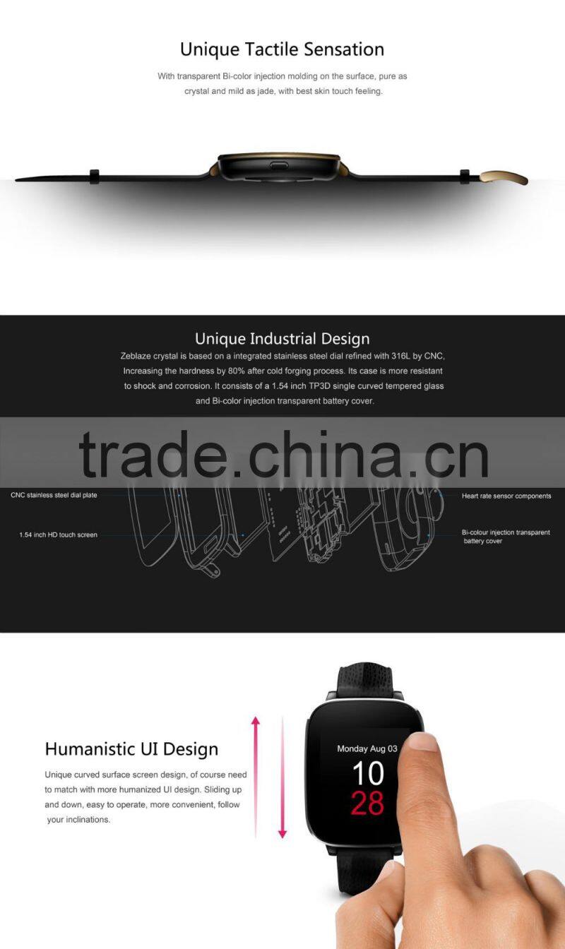 Unique Design Wrist Watch Classic Black and White Business Smart Watch