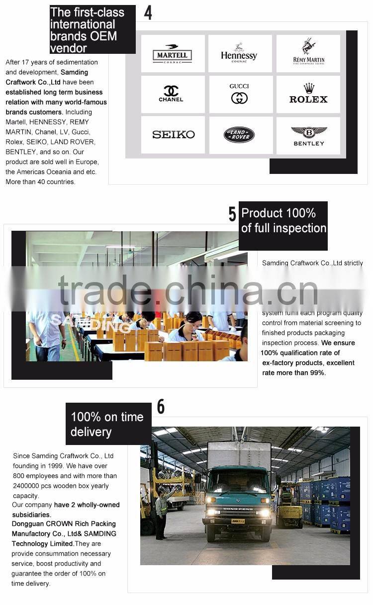 Wholesale custom new product packaging wooden wine boxes for wine sale