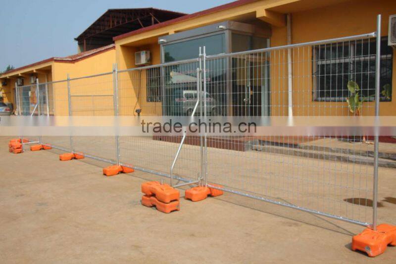 Wholesale cheap price Australia standard temporary security fencing with concrete feet