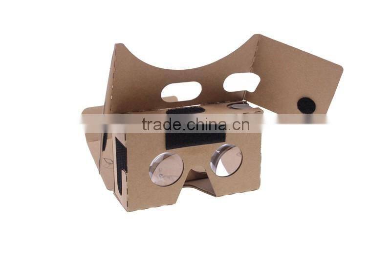 3D VR Glasses Google Cardboard 2.0 Paper 3D Product for 5" Smartphone
