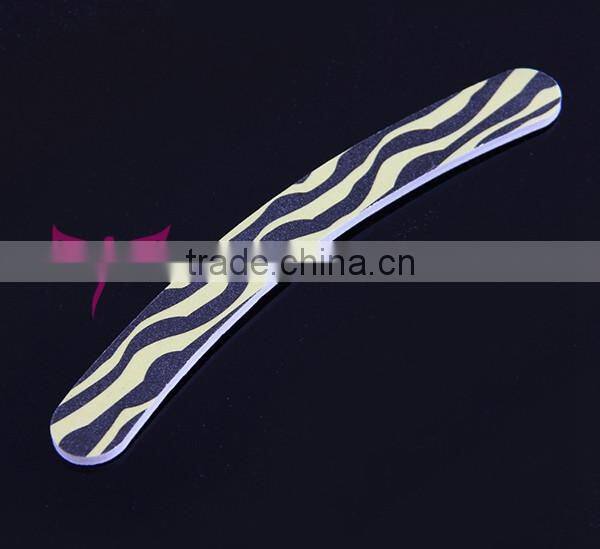 Beautiful Banana Shape Curved Nail File Art Manicure Buffer Buffing Sanding Files