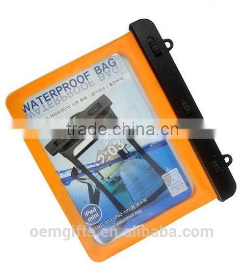PVC Waterproof Swimming And Diving Bag For iPad