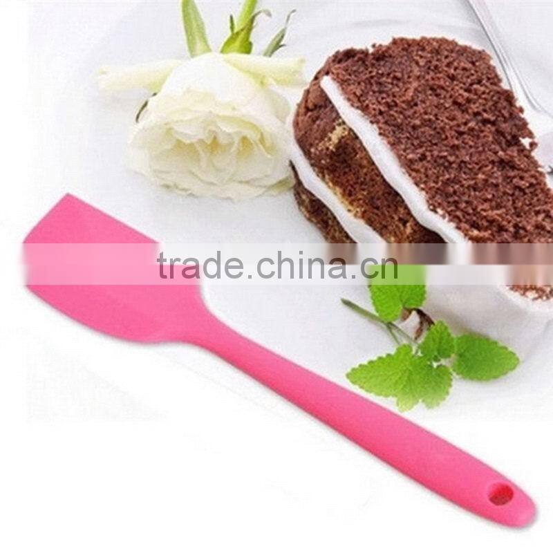Colorful Silicone Baking Tool Cake Cream Butter Spatula Mixing Batter Scraper