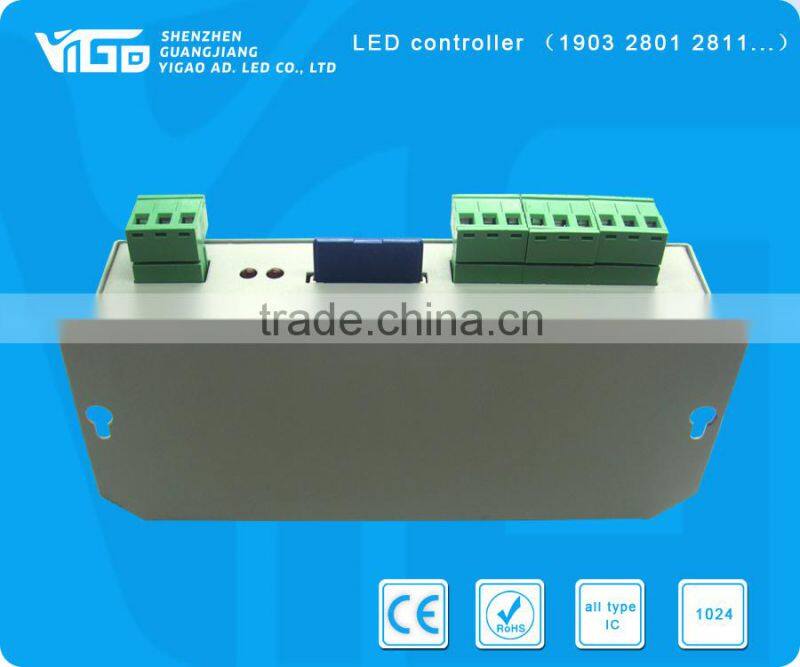 Programmable T1000s full color led controller/led sd card dmx controller