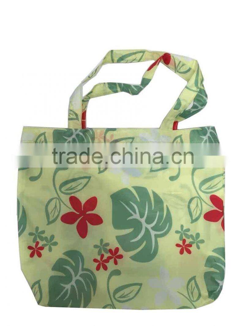 polyester shopping bag &shopping plastic bag with unique pattern design