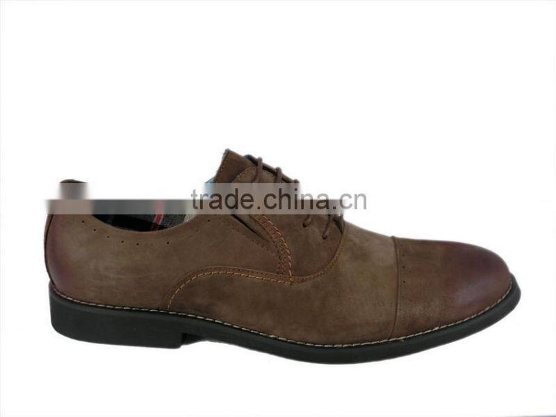 Nubuck leather fashion design wholesale men dress shoes