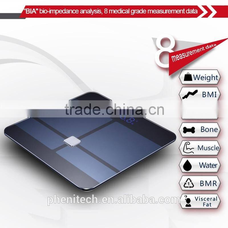 180kgs / 400lbs Bluetooth Body Fat Accurate Weighing Scale FS - 528B