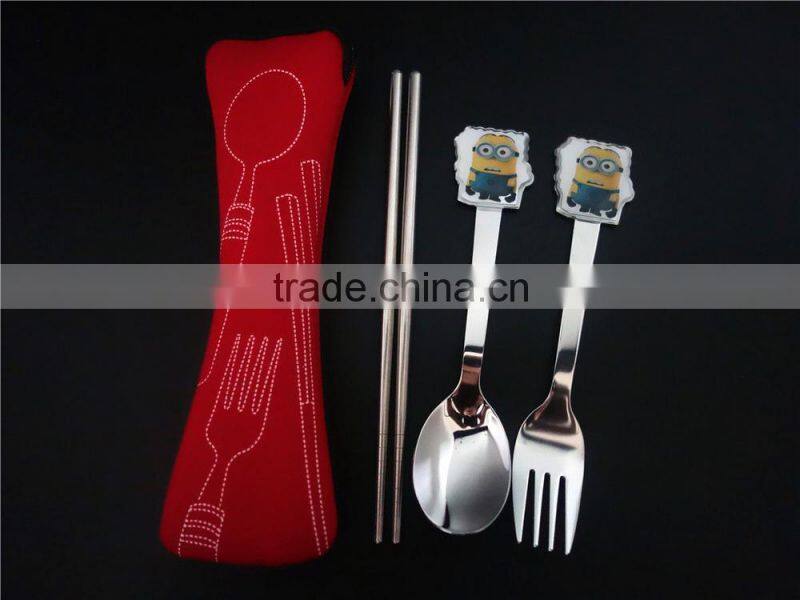 Exquisite design with high quality cutlery set for children