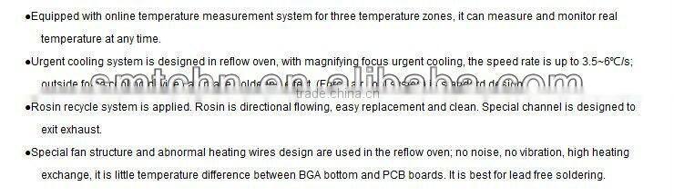 Reflow Oven MR series chain guide and mesh belt smt reflow oven