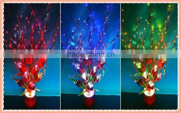 Plastic Flower Making / Artificial Flowers Making for Home Decoration