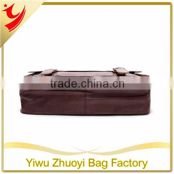 Vintage PU Leather Briefcase, Shoulder Business Laptop Bag, Messenger Bags