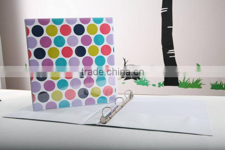 fancy ring binder, plastic ring binder