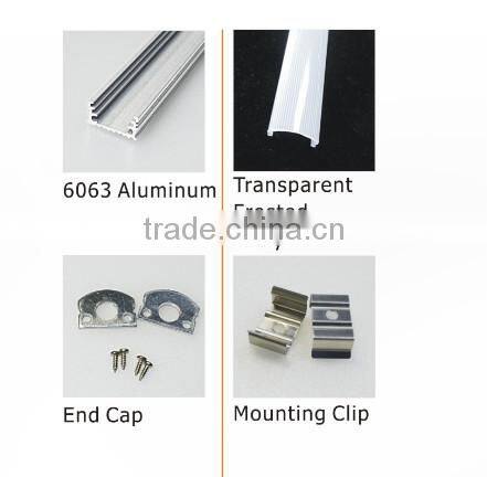 2015 newest led aluminium profile for kitchen cabinet,extruded aluminum profiles