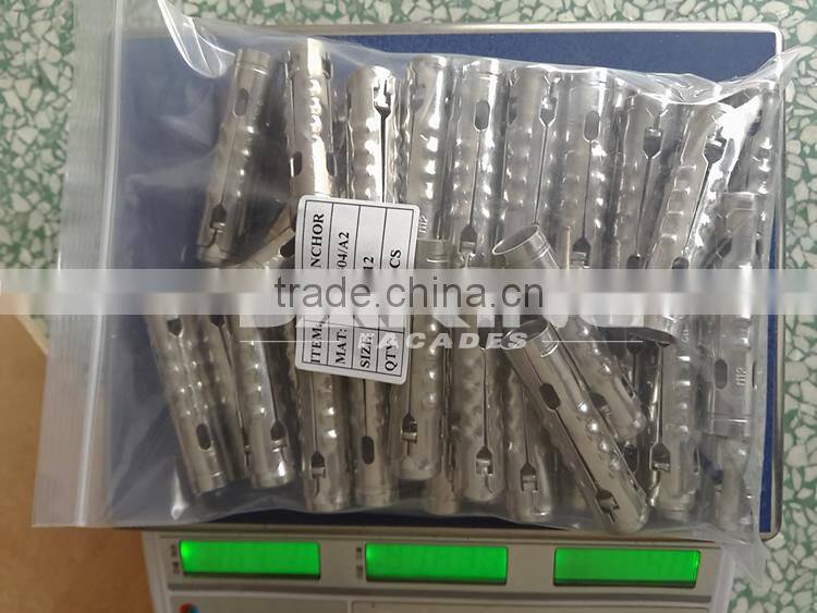 Stainless Steel AISI304/A2 316/A4 Tam Anchor,4Pcs Shield Anchor(STM) for Curtain Wall Fixings M6 M8 M10