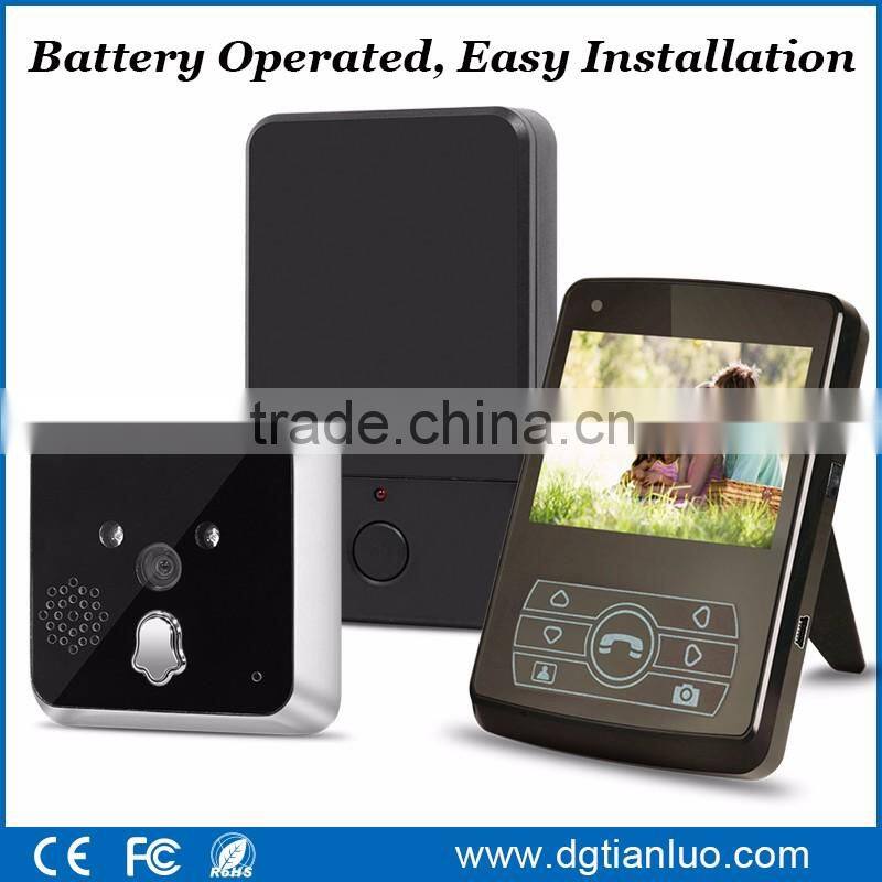 Home Security Remote Unlock 2.4GHz Video Wireless Digital Door Viewer