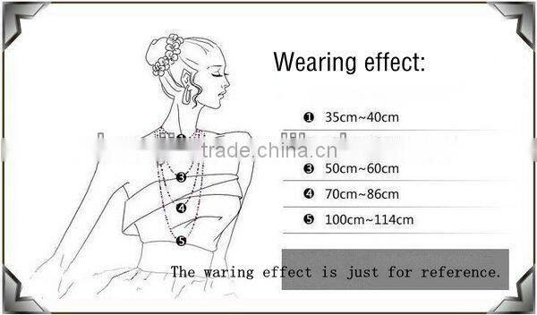 Ladies hot gemstone staniless steel necklace for wholesale #22002