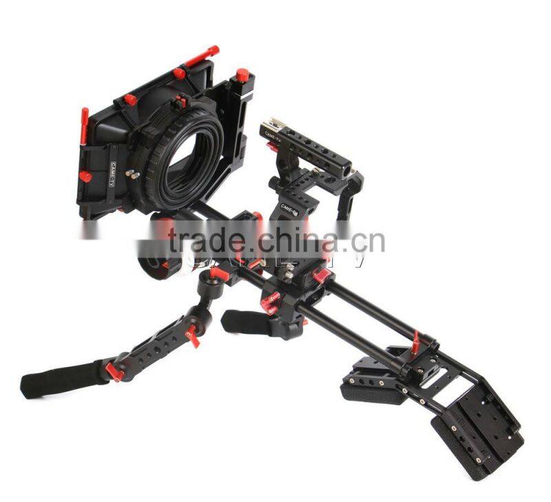CAME-TV S ony A7S Rigs W/ Hand Grip Mattebox Follow Focus