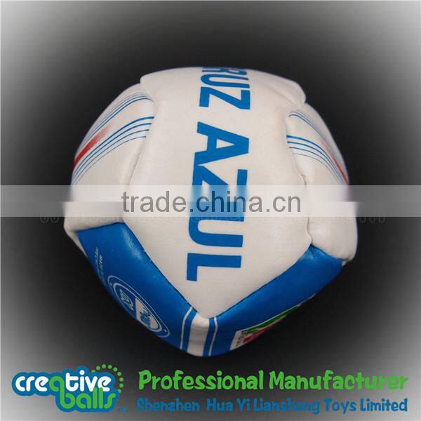 Promotional cheap footbag,custom funny hackysack.