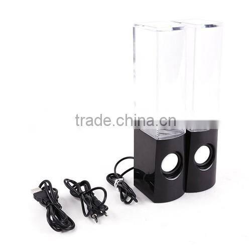 Hifi Stereo Bluetooth Speaker Subwoofers Dancing Water Speaker With Color Changing Light