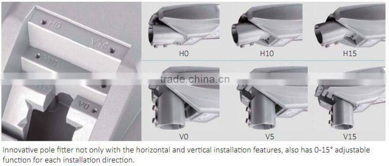 Singapore, 165W,Highway LED Street Lamp with Luxeon LED Chips,Meanwell driver, TUV, GS, UL,IK08,IP66 UL approved LED Street Lamp