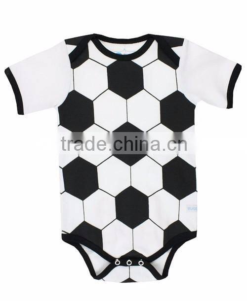 cute base ball style sport new design baby onesie