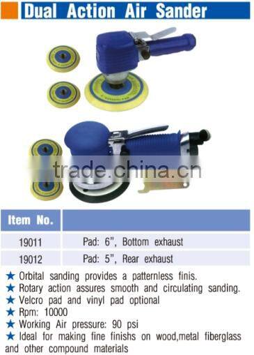 Dual action air sander