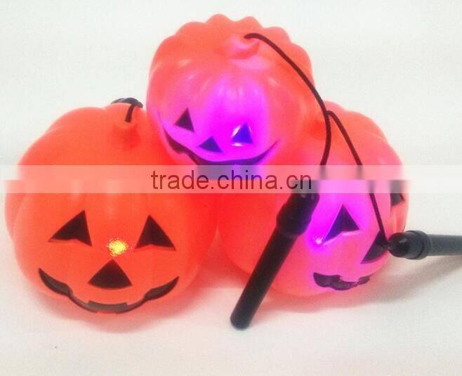 2016 Wholesale Plastic jack-o'-lantern pumpkin lantern pumpkin light pumpkin lamp for Halloween