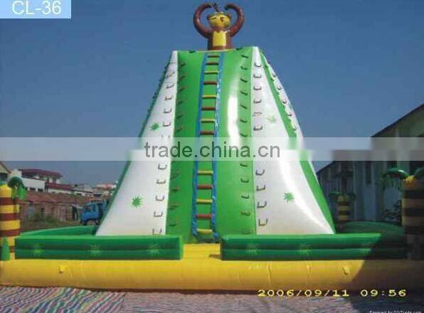 monkey palm tree animal zoo Inflatable climbing wall inflatable game