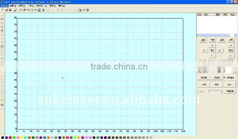 SK 1325 fabric cloth laser cutting machine
