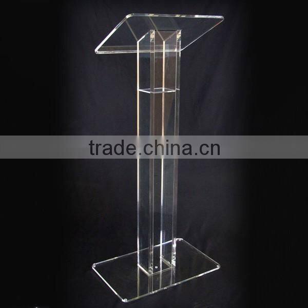 2016 best seller cheap price acrylic podium pulpit lectern