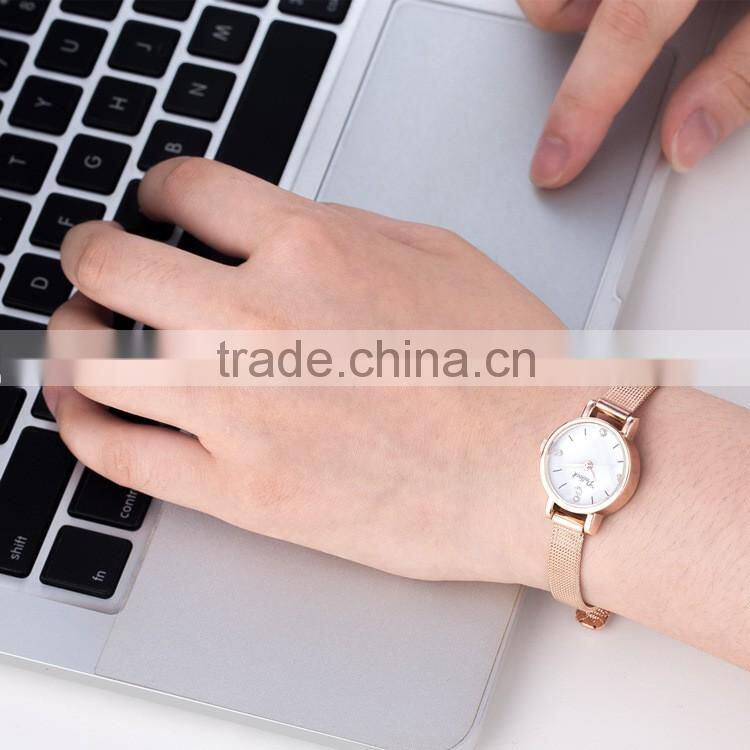 New models from Doris Watch alloy case mesh band Japan movt hand clock women fashion hand watch from China watch factory