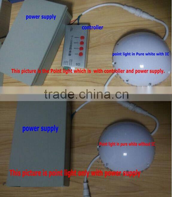 200mm high quality 36leds 9w 24v smd5050 rgb led point light