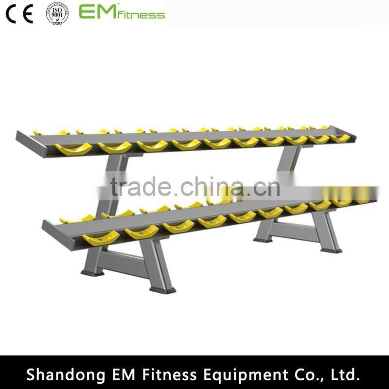 commercial use indoor gym equipment dumbell rack
