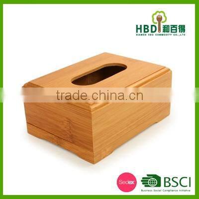 Totally bamboo paper box/wooden paper tissue box