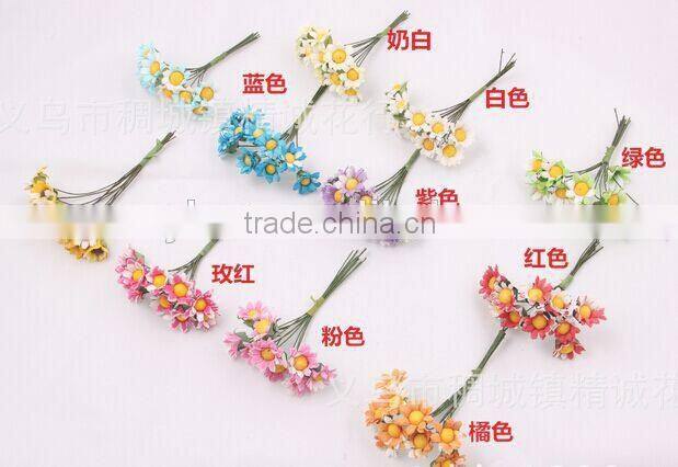 Artificial Bridal Head Wreath Paper Flower Head Garland for Festival and Wedding