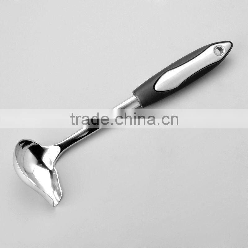 Stainless steel kitchen gravy ladle