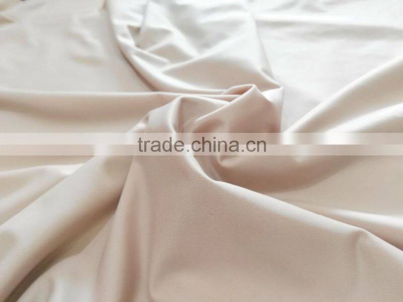 100D 20D Polyester Microfiber Plain Color Single Jersey Fabric For Lingerie