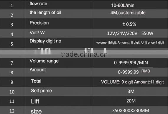 Oil liquids Usage 12v fuel transfer pump