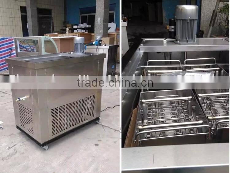 Refrigerant f404a CE approved popsicle making machine / ice popsicle machine