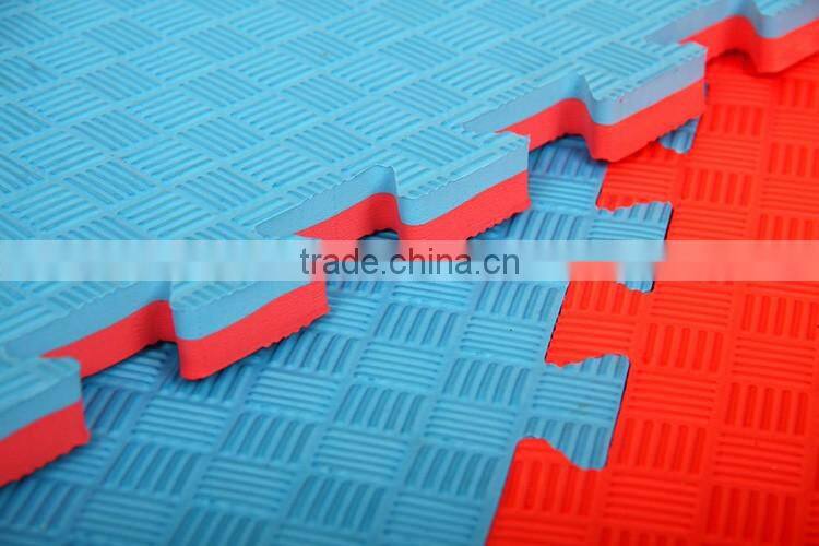 Cheap safety Kamiqi EVA five stripes foam floor taekwondo mats