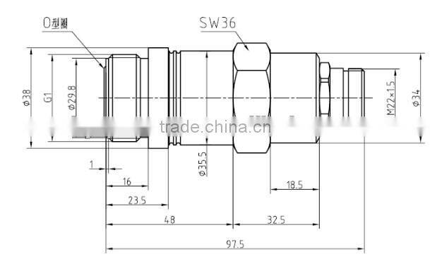 Endurance strength diaphragm earth pressure transmitter