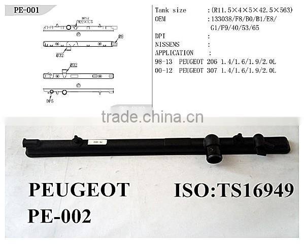 Automobiles engine for peugeot car radiator plastic tank cooling system auto share parts
