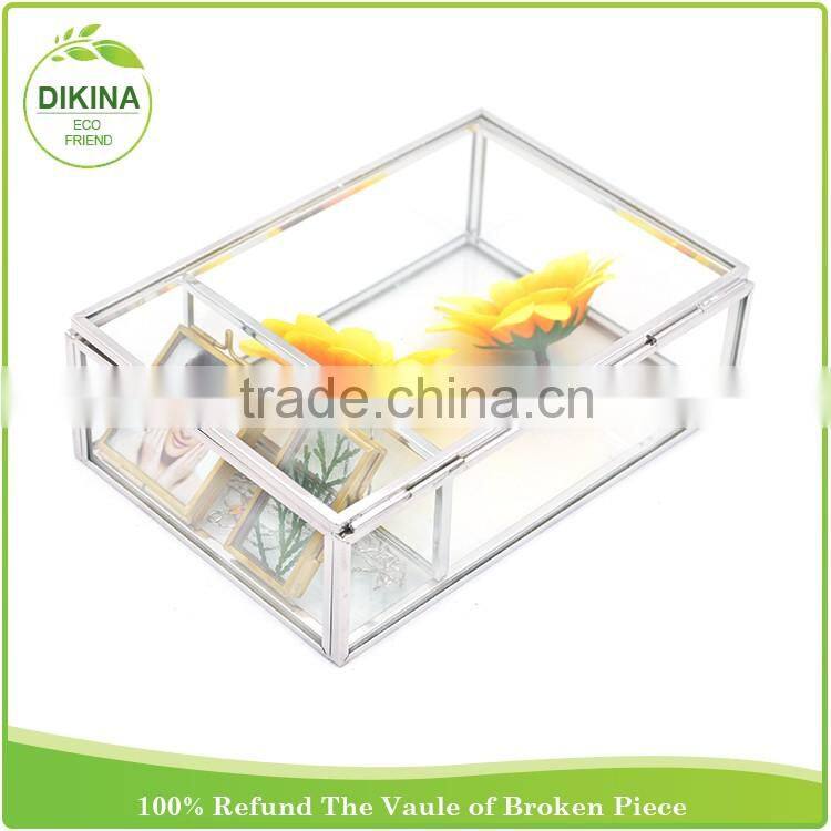 copper photo display stand Large COLLAPSIBLE CONTAINER closet organizer / with Lid Jewelry Craft Store Parts small storage bin