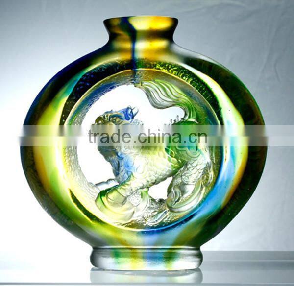 Kylin auspicious vase for home decor