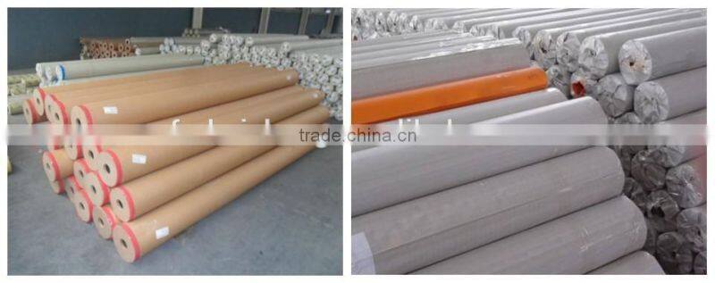 PVC polyester coated tarpaulin roll packing